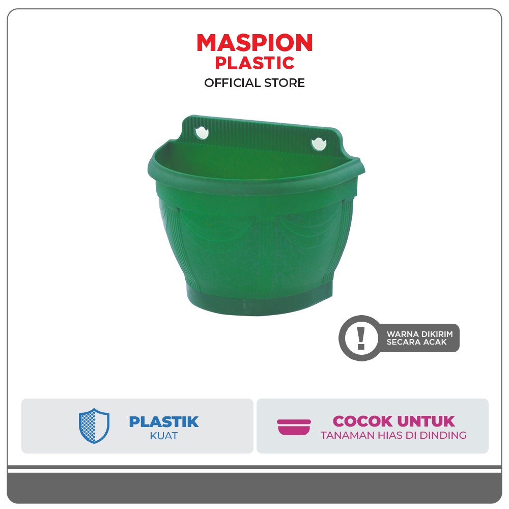 Maspion Pot Tanaman Dinding Plastik Floria Pot Large