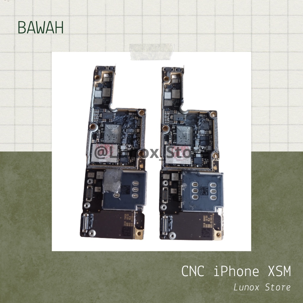 Mesin CNC Board Bawah iPhone XSM / XS Max