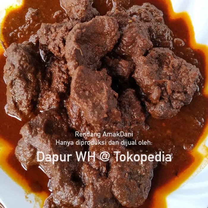 

Rendang Daging Sapi Amakdani 1/2 Kg Basah