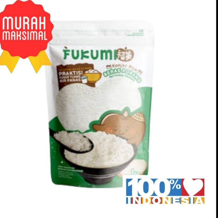 

Klik Pesani7I2u Fukumi Beras Porang Pouch 1KG Diabtx n Diet Friendly