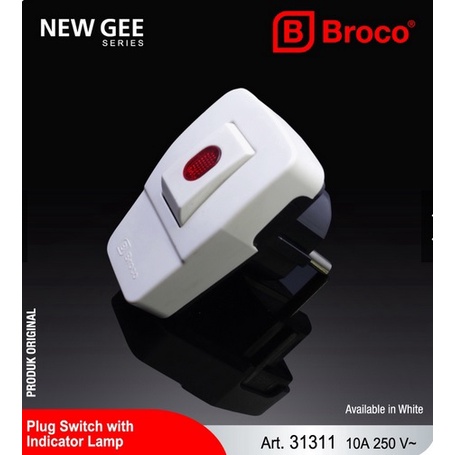 STEKER SAKLAR LAMPU STEKER LAMPU BROCO / STEKER SAKLAR LAMPU BROCO 13311- BROCO