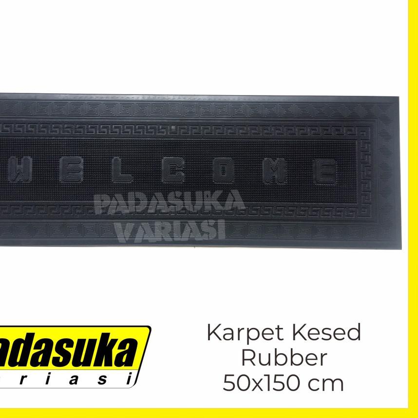 ➵ Keset Welcome Home Panjang Karet Keset Welcome Home Tebal Besar Jumbo Keset Kaki 150x50 cm ☻