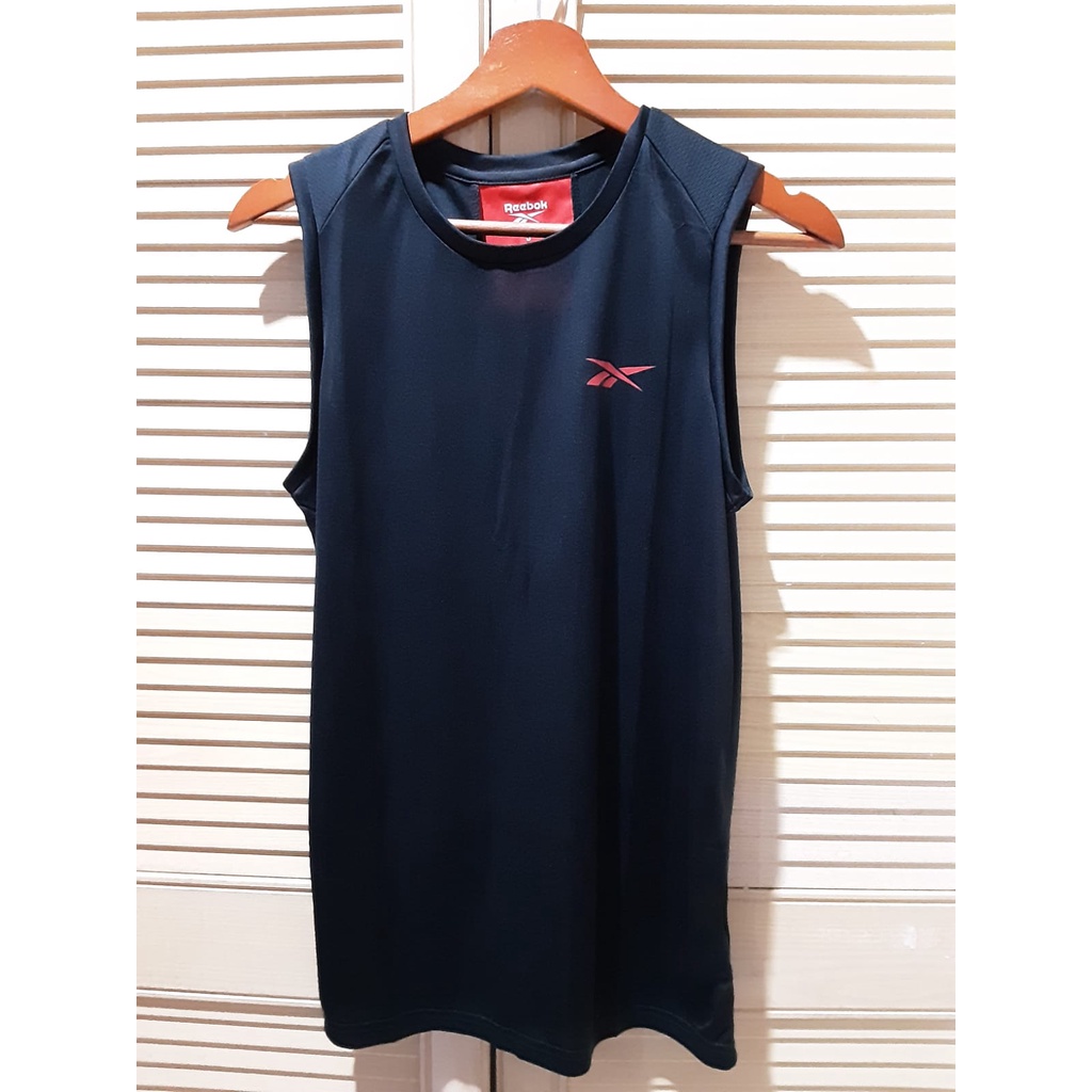 REEBOK Dryfit Tank Top Pria Hitam-Original 100%