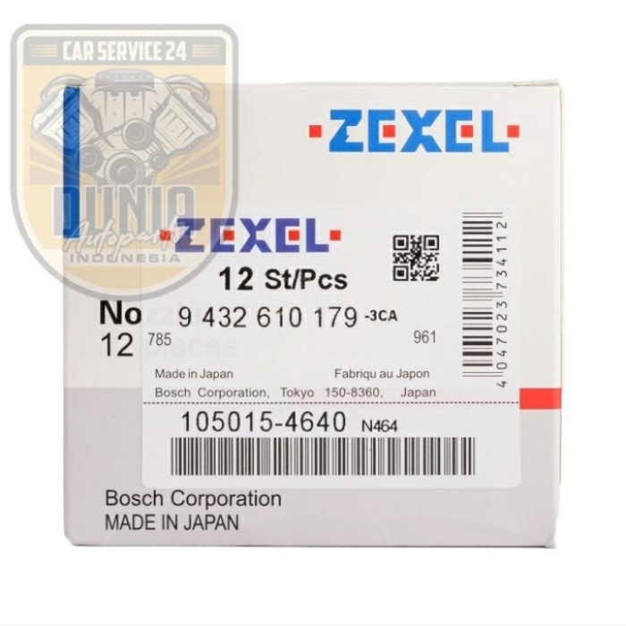 NMRT NOZZLE NOZZEL NOSEL HINO EK100 EK 100 105015-4640 ASLI ZEXEL