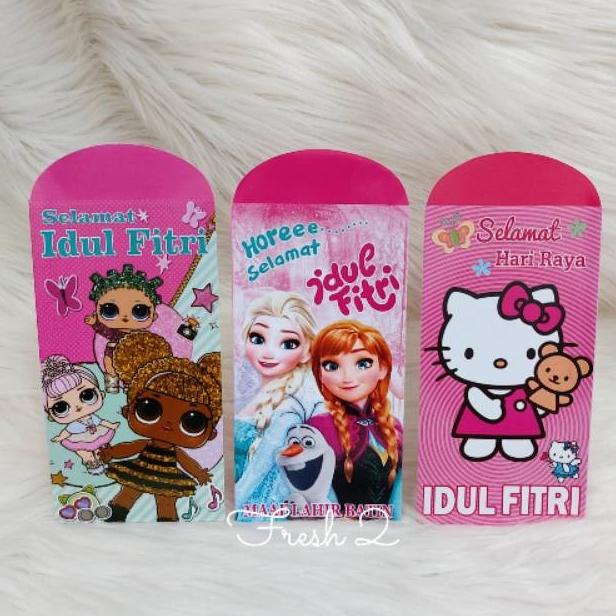 

AMPLOP LEBARAN ANGPAO LEBARAN CARAKTER CEWE 100 LEMBAR / AMPLOP LEBARAN EL09I09A82L