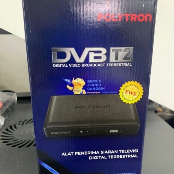 SET TOP BOX POLYTRON DVB PDV 700T2 antena Tv digital LED LCD Tabung murah