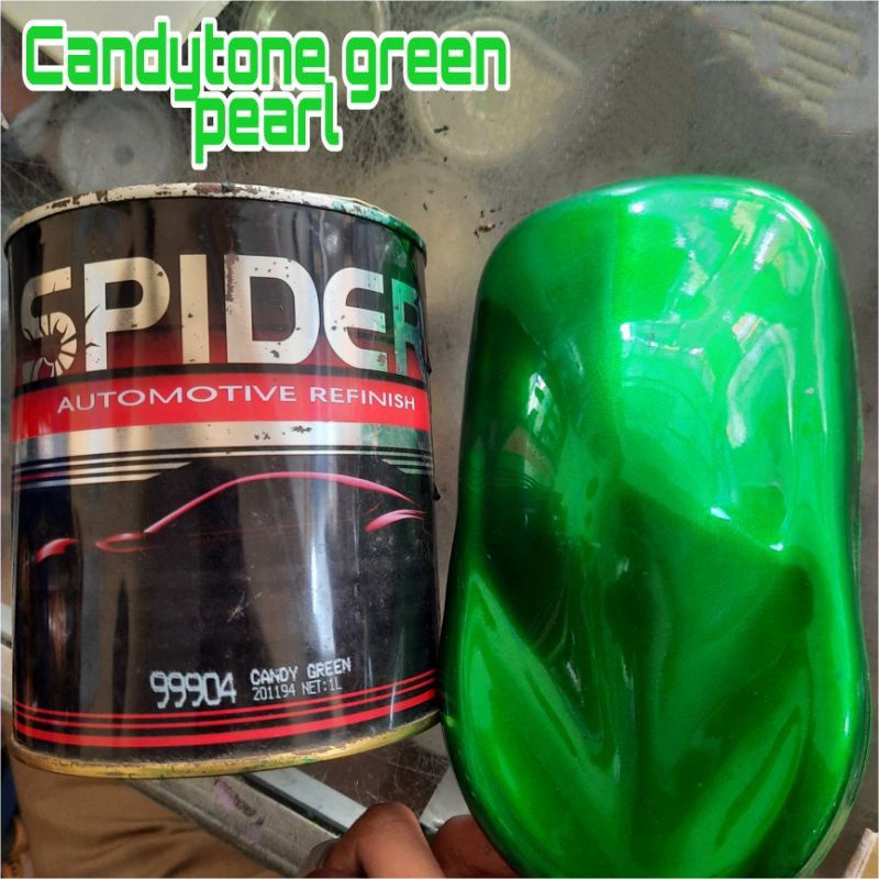 Cat Green Candy Tone hijau Spider Candytone gren Transparan Candi Cendi Cendy Cendito