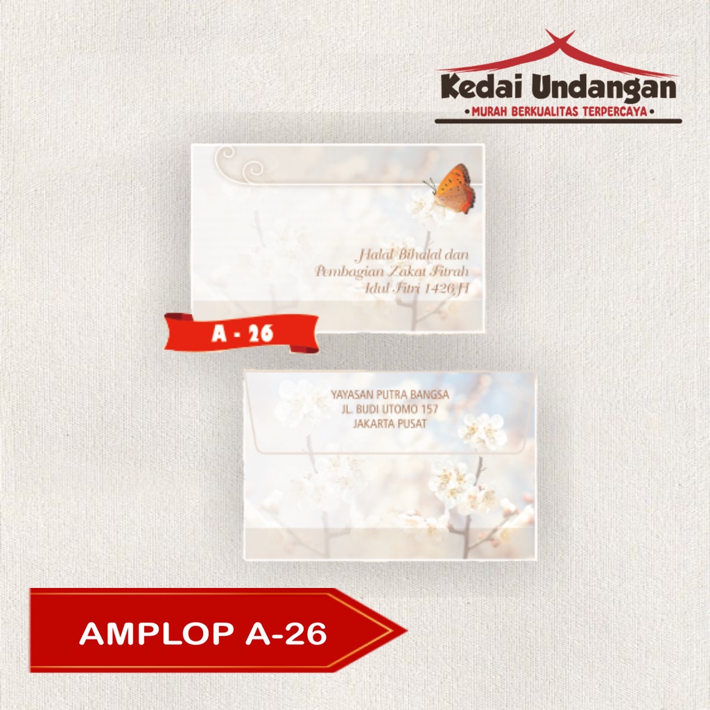 

Amplop Falah Motif A-26 Isi 50 Lembar Tanpa Tulisan