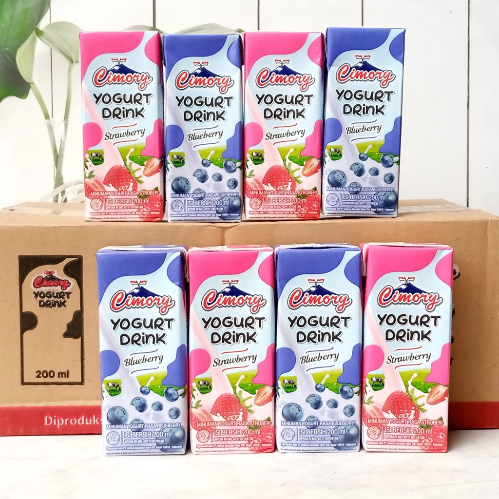 Cimory Yogurt Drink 200ml kartonan isi 24 pcs (Ed Desember 2023 )