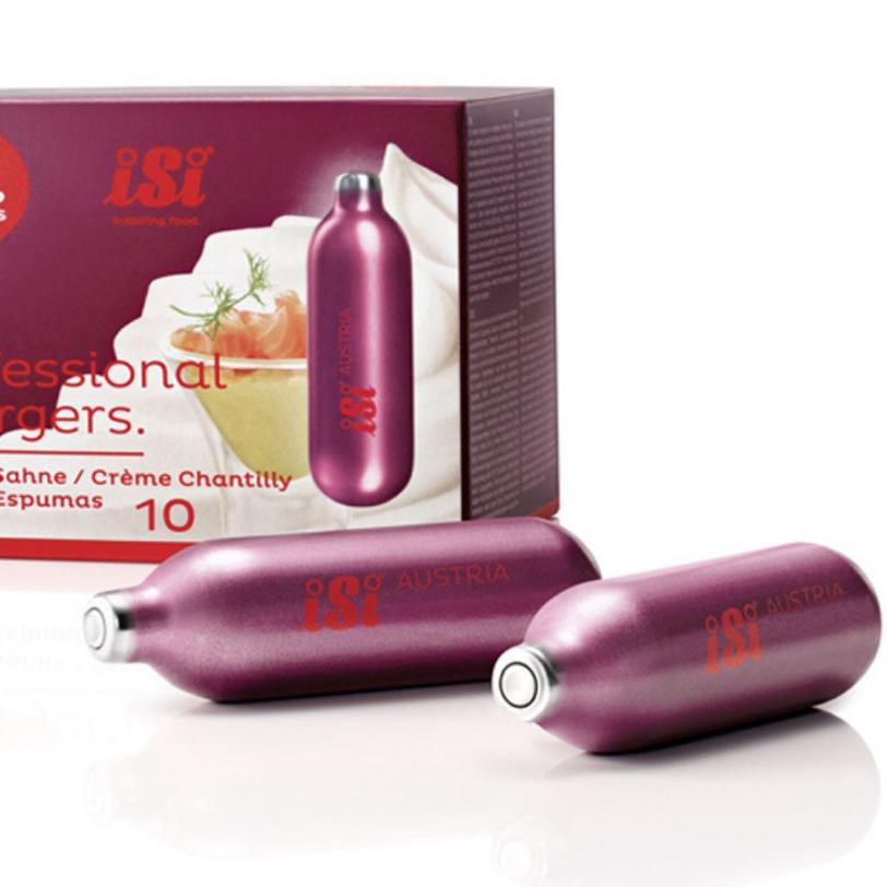 

☝ iSi CREAM CHARGERS 10 PCS / WHIPPED CREAM CHARGER / Cream Whipper Charger ❃