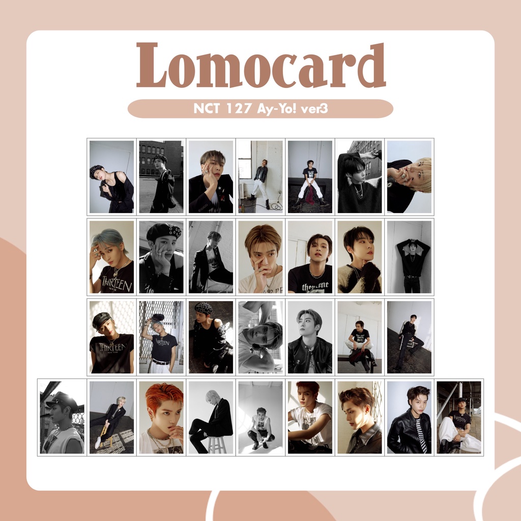 PAHE NCT 127 PHOTOCARD LOMOCARD BUNFLAG