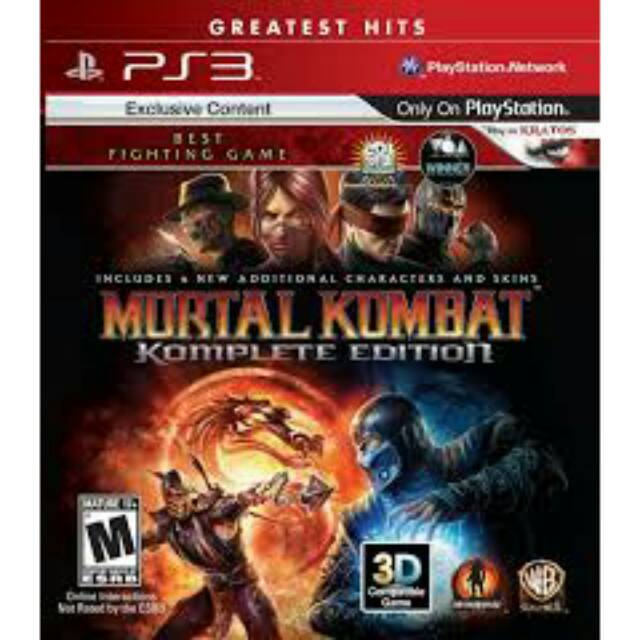 MORTAL KOMBAT COMPLETE EDITION PS3