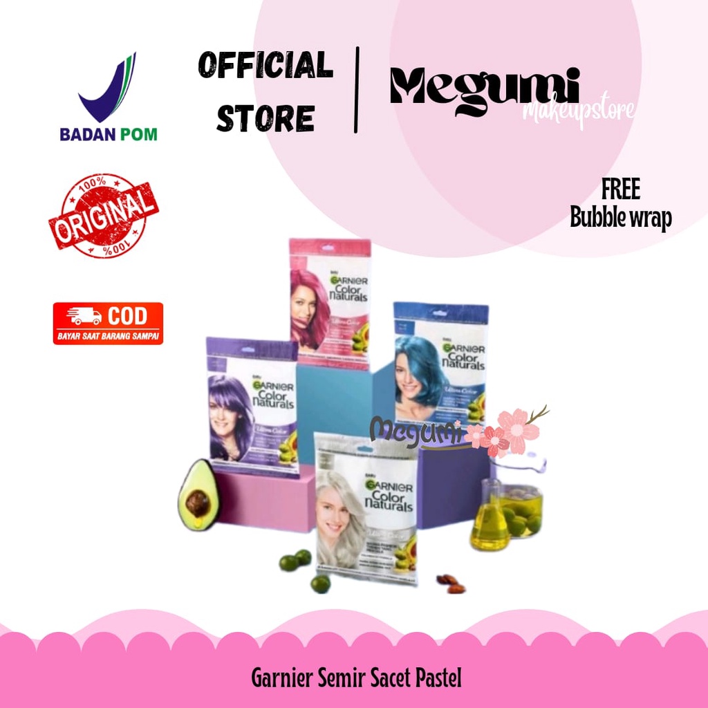 { megumi_mkaeup } GARNIER COLOR NATURAL PASTEL / SEMIR RAMBUT WARNA PASTEL
