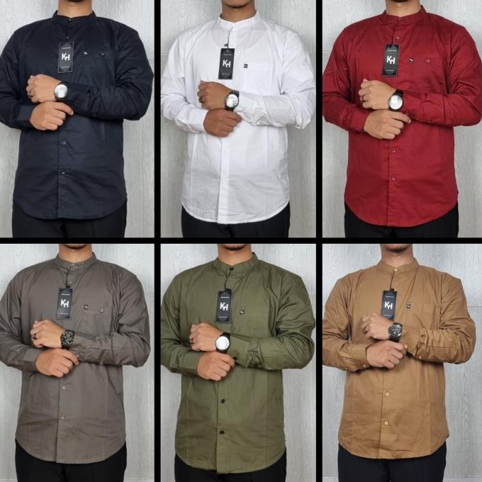 BISA COD kemeja koko kemko KH 018 ada JUMBO bisa SERAGAM /BAJU KOKO PRIA/BAJU KOKO DEWASA/BAJU KOKO 