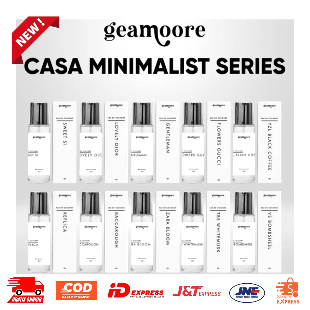 ❣️FINNS❣️ Parfum Murah Wangi Tahan Lama HALAL & BPOM Geamoore Casa minimalist Series New Varian