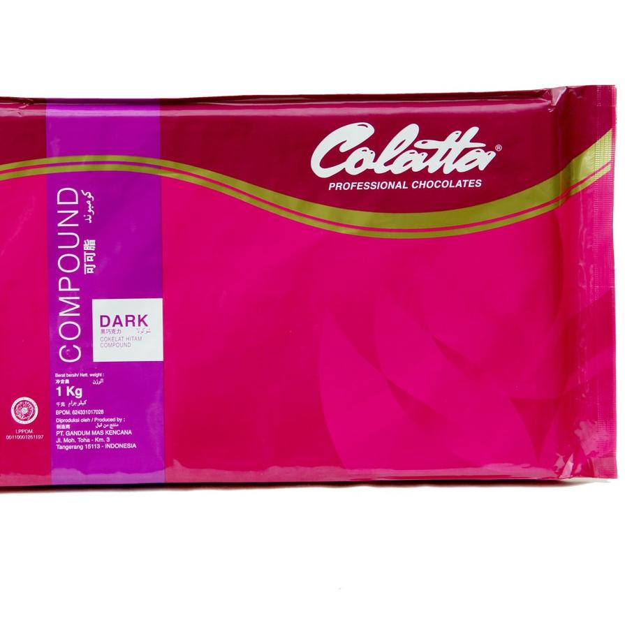 

➩ Cokelat Batang - Colatta Dark Chocolate Compound Kemasan 1kg !!! ☇