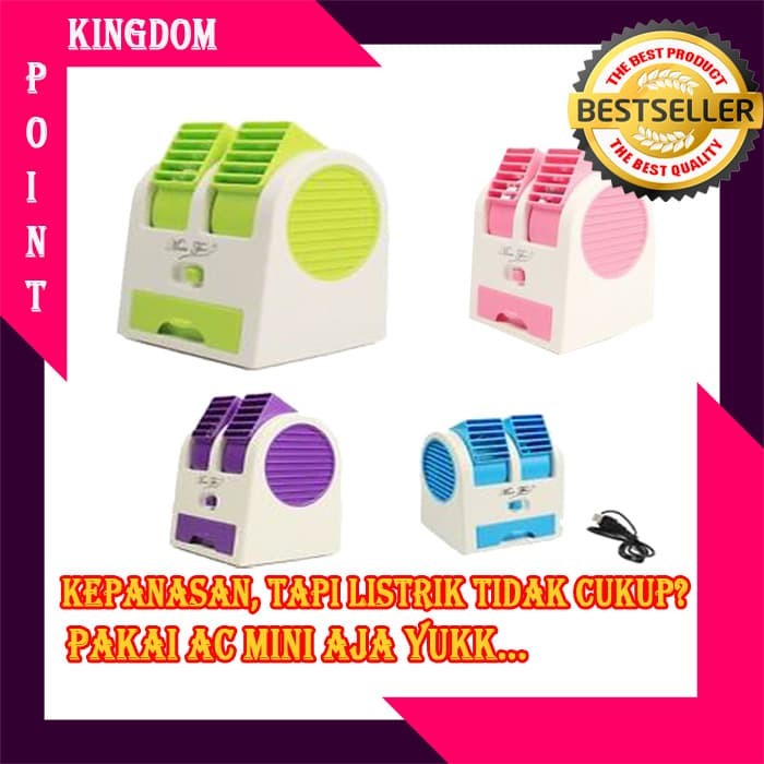 AC Mini AC Duduk Mini Portable Fan (Pengganti AC) Ditest Dulu Sebelum Kirim(Y0V8) 2X Lebih Cepat Din