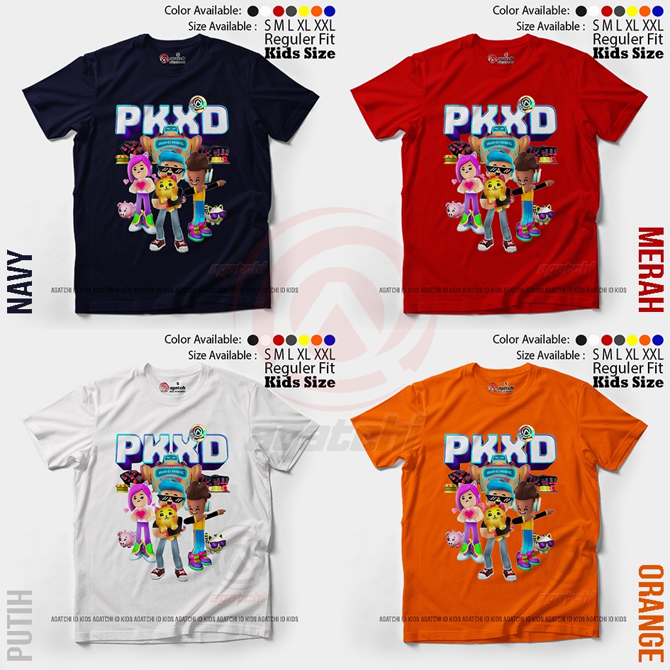 Baju Kaos Anak Laki - Laki Dan Anak Perempuan Agatchi Motif Game PKXD