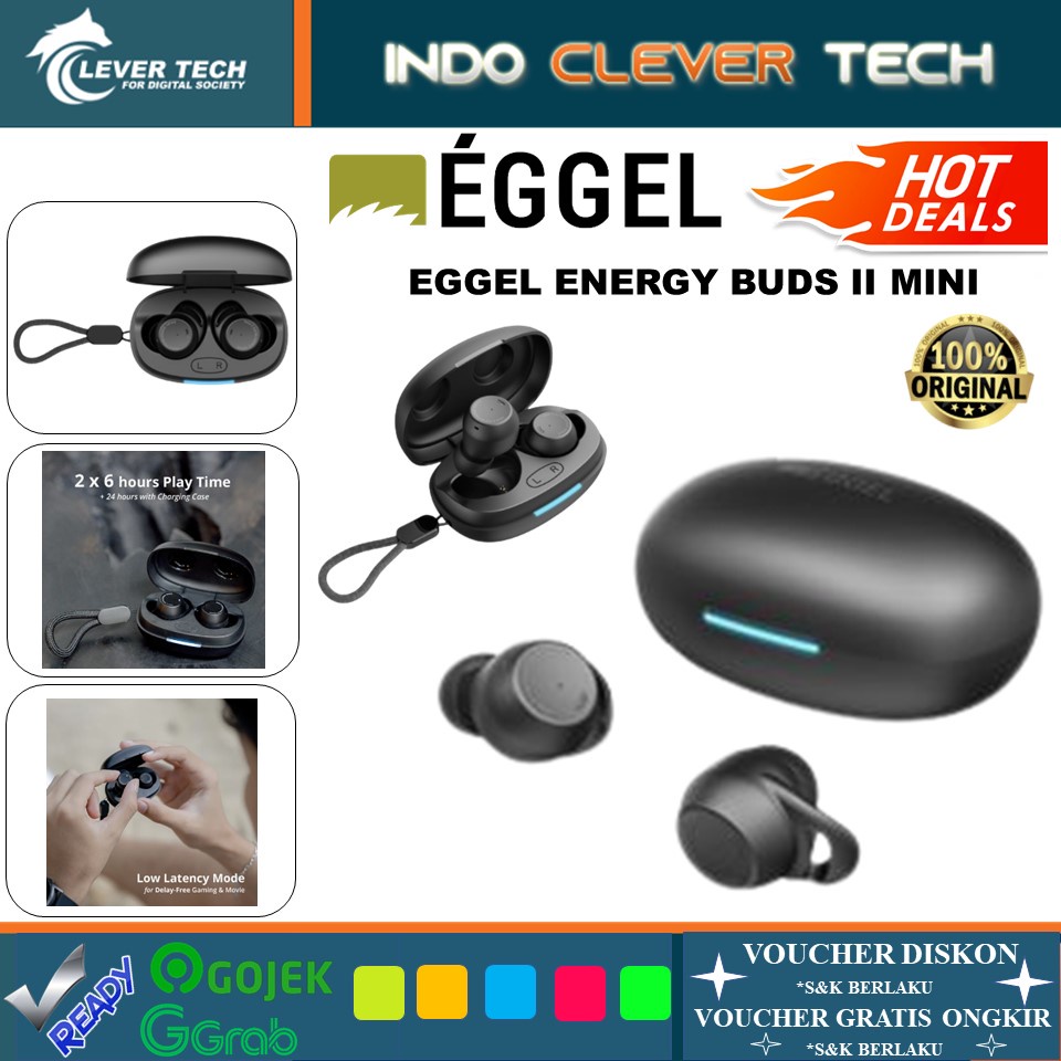 Eggel Energy Buds 2 || Mini TWS Sports Bluetooth Earphone with Gaming Mode