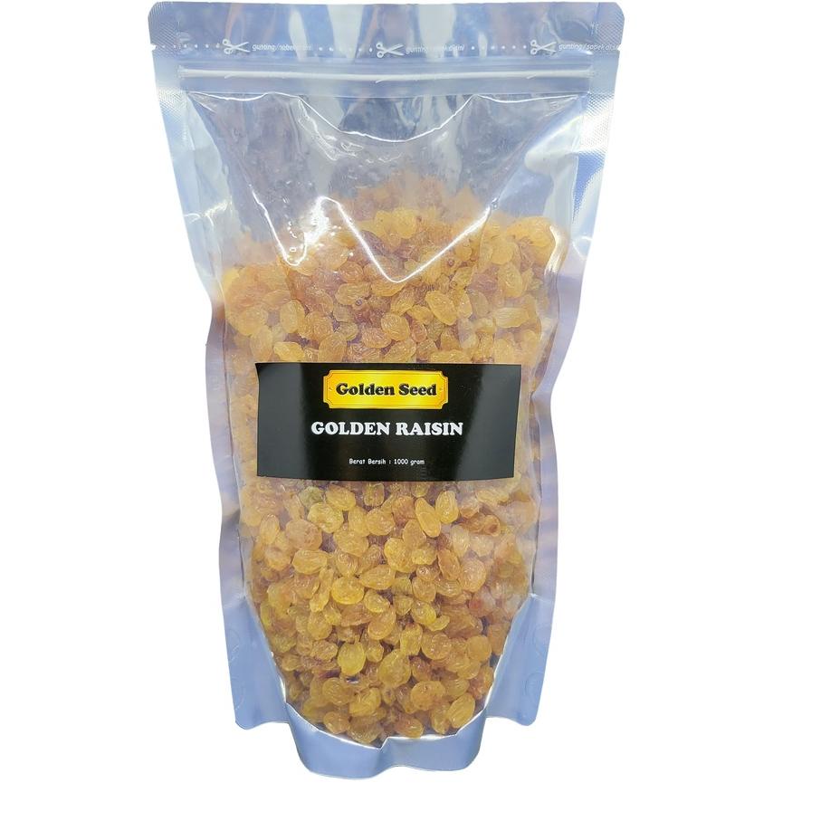 

❈ GOLDEN RAISIN 1 KG UNSWEETENED PREMIUM - KISMIS KUNING 1000 GRAM ☼