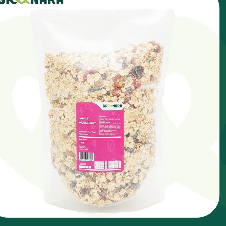 

☈ Greenara Family Muesberry 1Kg / Muesli Berry ➺