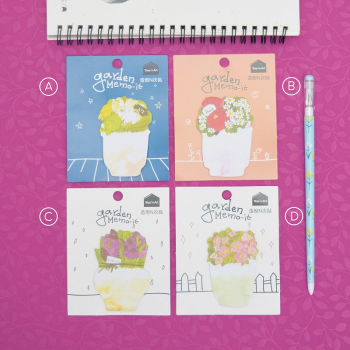 

hugobaloney Mini Garden Memo-it Post-its Notes Tempel