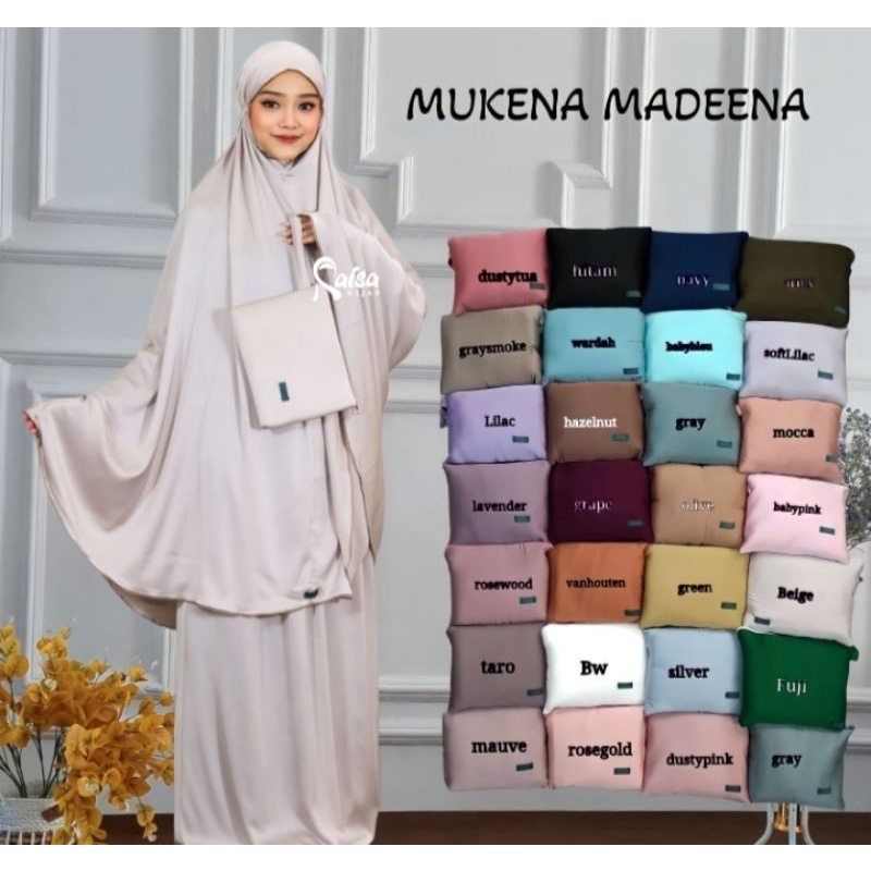 MUKENA MADEENA by RAISA HIJAB ORI SILK ARMANI
