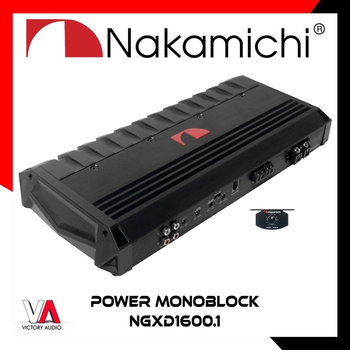 Terlaris Power Amplifier Monoblock Nakamichi Ngxd1600.1 Class D Bass/Sub Amp