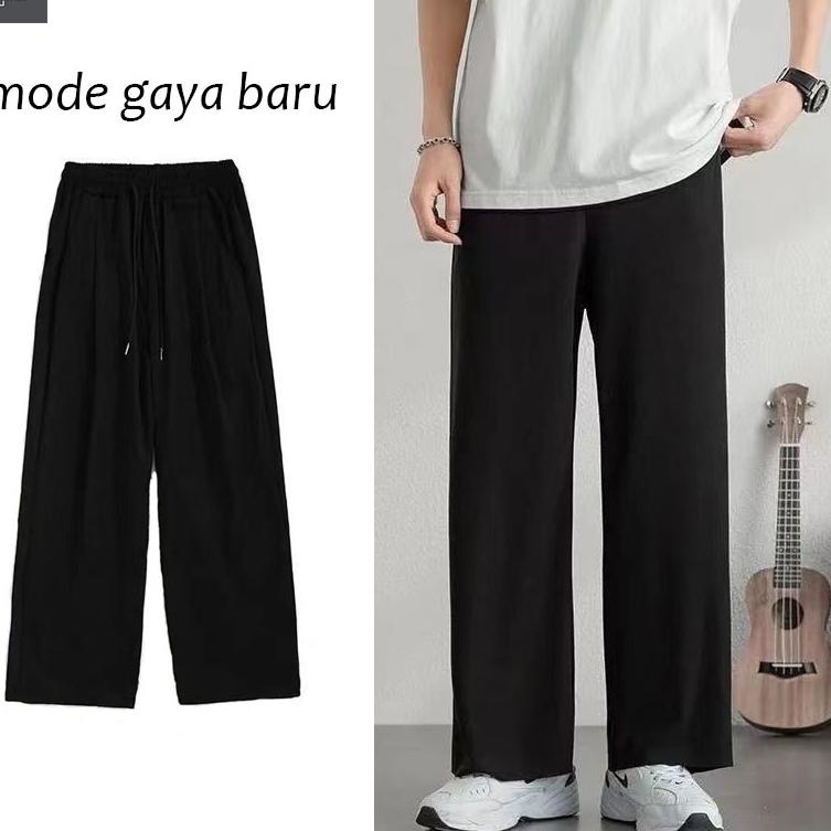 MENARIK Versi korea celana Celana Sweatpant Pria Celana kasual pria kolor korea panjang celana olahr