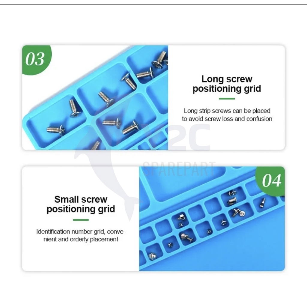 SERVICE PAD / KARPET ANTI PANAS RELIFE RL-004A 35 X 25 CM NEW / ALAT SERVIS SERVICE HP