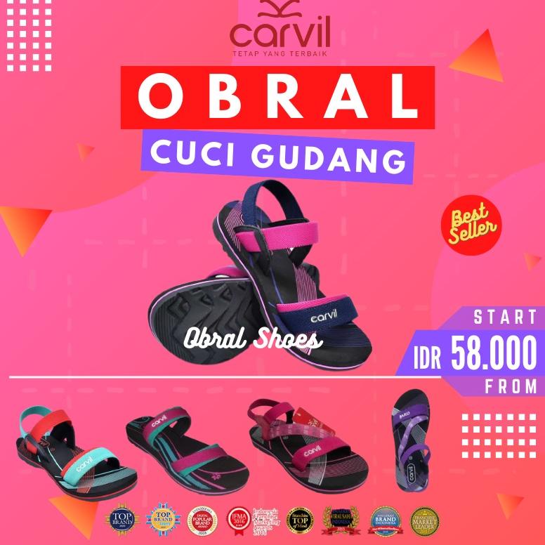 ⚡COD⚡ Carvil MOMO-02 TW Sandal Anak Carvil Original Sandal Spon Slop Gunung Trendy