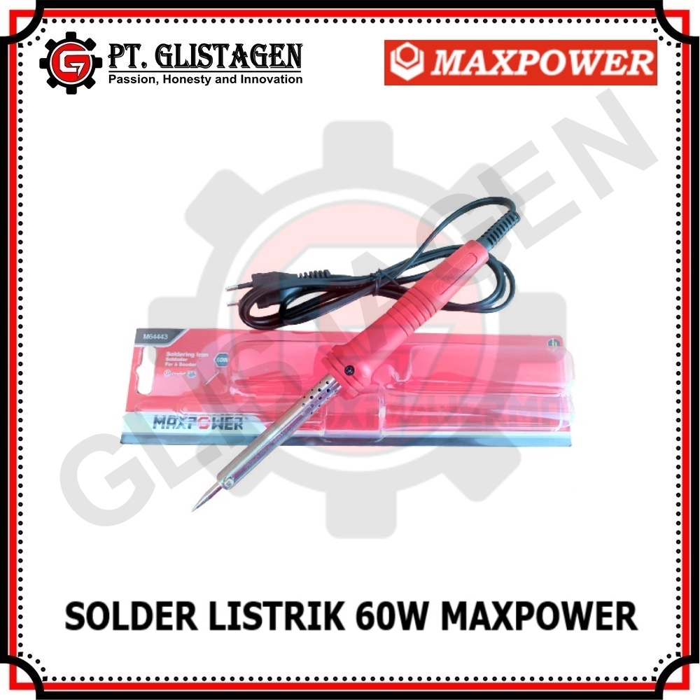 MAXPOWER Solder Listrik 60 Watt Alat Patri Timah Soldering Iron HIGH QUALITY