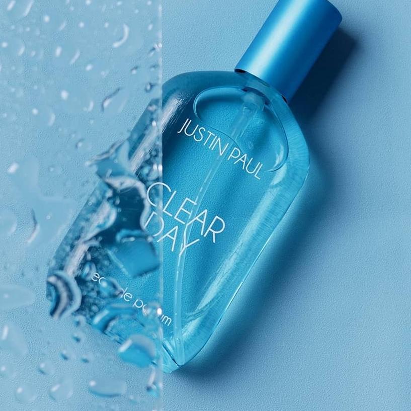 ۞ JUSTIN PAUL CLEAR DAY- Parfum Pria Original Tahan Lama ☛