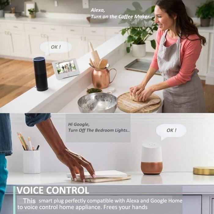 Tuya Wifi Smart Plug - Colokan Stop Kontak Wifi Pintar