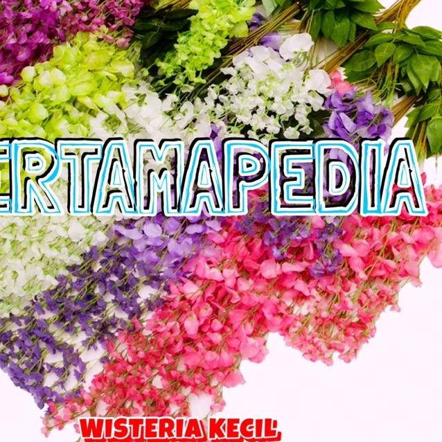 ♔ LUSINAN Bunga Wisteria Biasa/ Wisteria Gantung/ Wisteria Hiasan/ Wisteria Artificial/ Wedding Deko