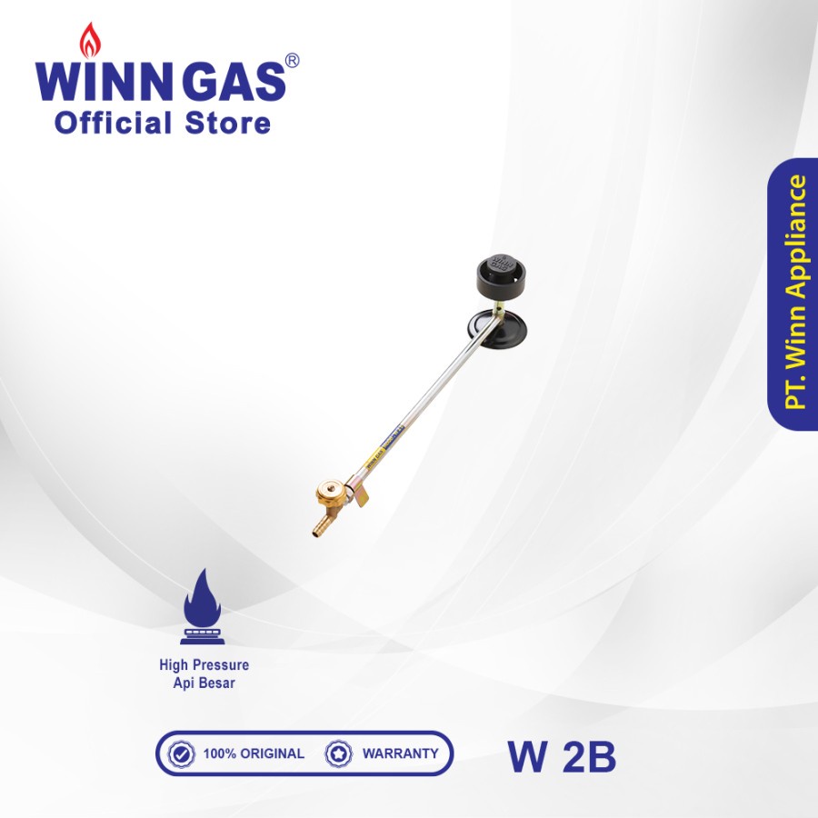 Winn Gas Kompor Mawar 2B Kompor Pedagang Kompor Restoran / Paket Kompor Regulator W80/W900