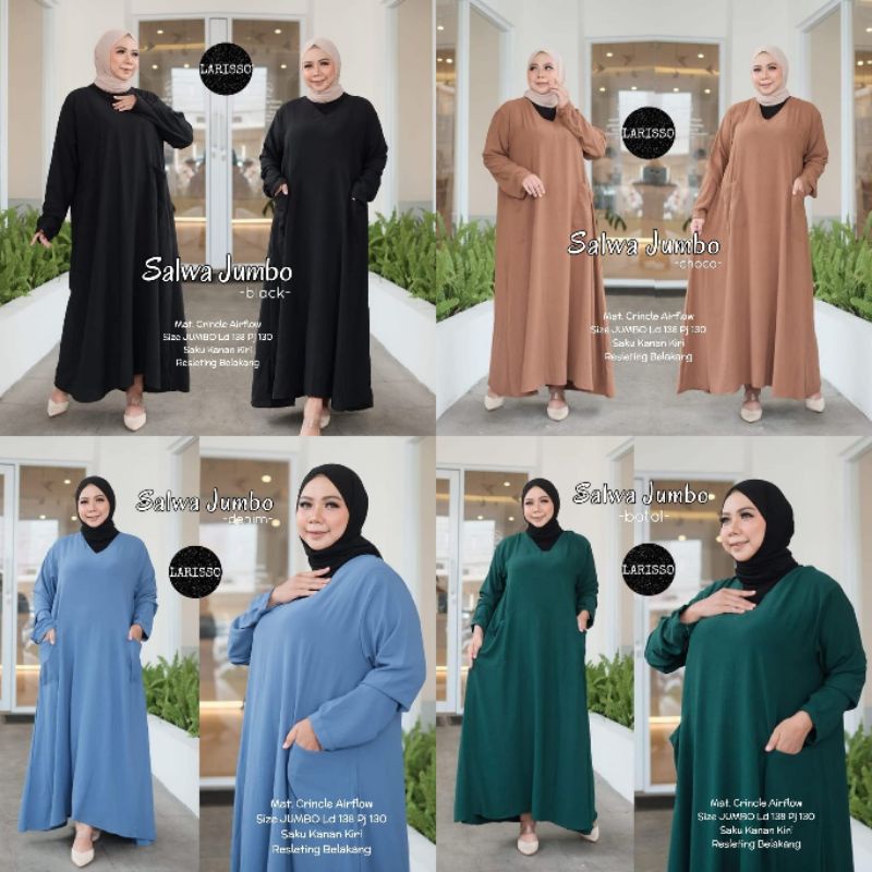 MIYA Midi Dress Crinkle Airflow LD 120 Jumbo XXL