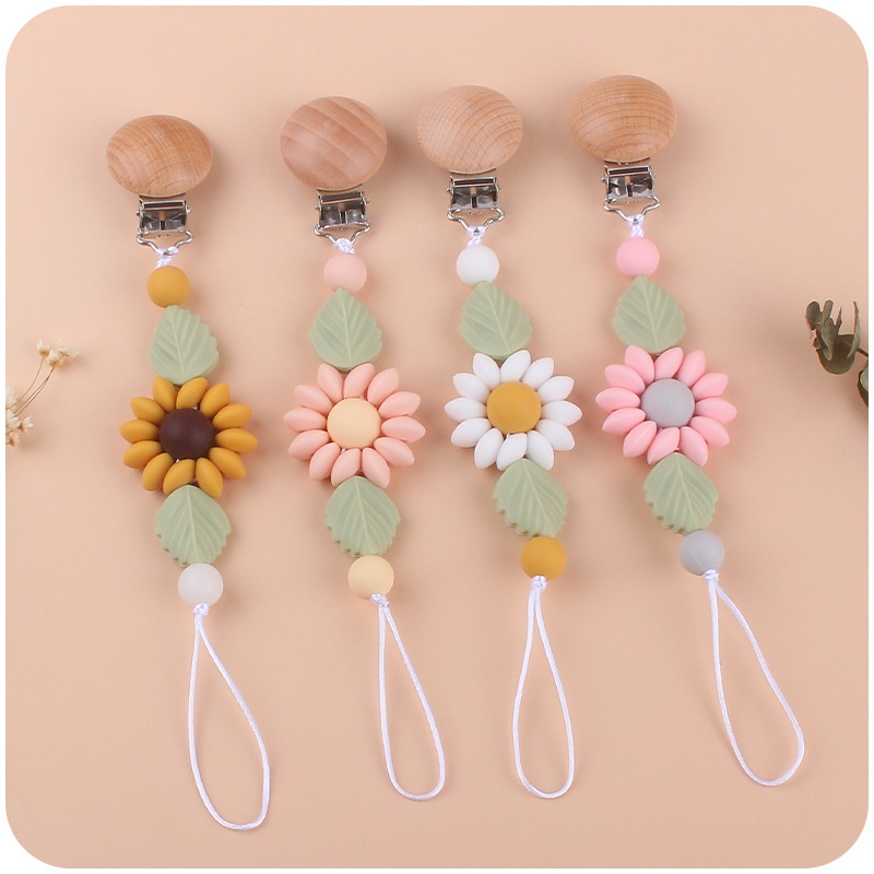 PC 13 | TALI EMPENG TEETHER BISA CUSTOM NAMA | PACIFIER CLIP | TEETHER TALI DOT EMPENG GANTUNGAN CHAIN BAHAN AMAN SILIKON  BPA FREE | RUZAIN MALL