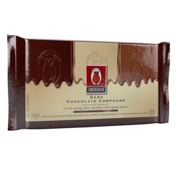 

➣ Tulip Dark Chocolate Compound - Coklat Tulip 1kg !! ➪