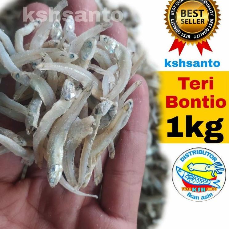 

♤ Ikan asin teri bontio vip-1kg ❁