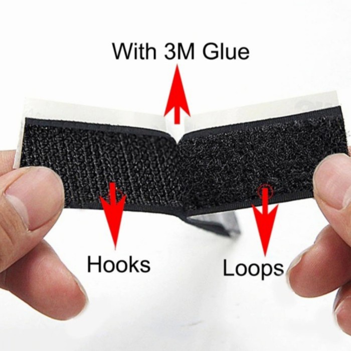 

Terlaris Velcro 3M Hook And Loop 5 Cm X 100 Cm -Velkro Perekat Cord Holder