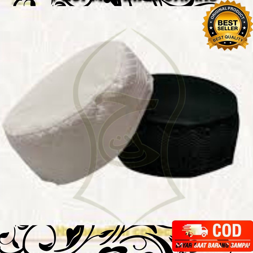 madinah jaring murah/peci haji hitam putih /Peci haji putih jaring/ al madinah jaring termurah