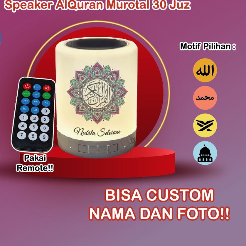 ❀ Speaker Alquran Murotal Remote - Speaker Quran 30 Juz Free 16 Gb Memory | Speaker LED Remote ♫
