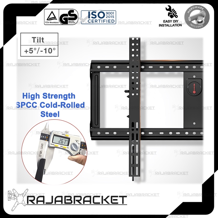 Braket Breket Bracket TV LCD LED 65 70 75 80 85 90 95 100 inch, Universal untuk semua merk tv