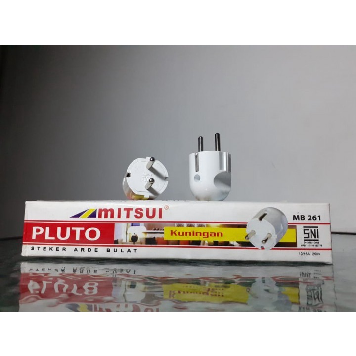 Steker Arde Bulat Kuningan Mitsui Pluto SNI MB 261