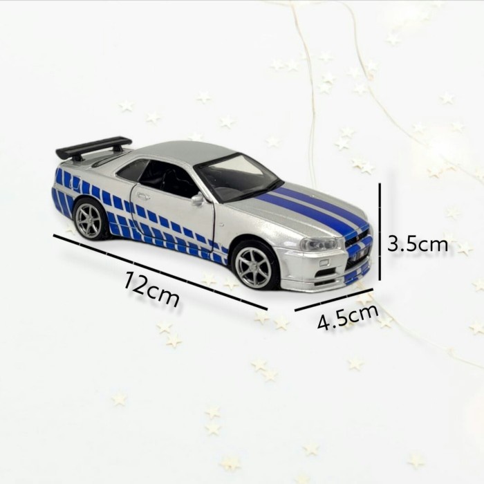 DIECAST NISSAN SKYLINE/GT-R R34 TERLARIS