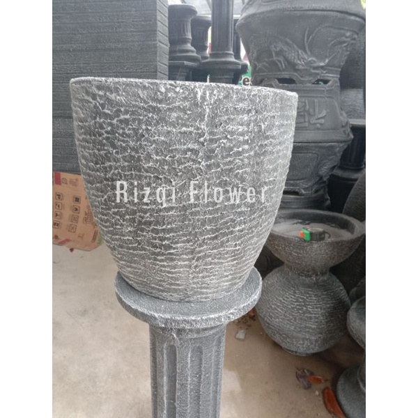 MACAM-MACAM POT SEMEN POT OVAL/BULAT MINIMALIS UNTUK TANAMAN TERATAI, BONSAI DLL