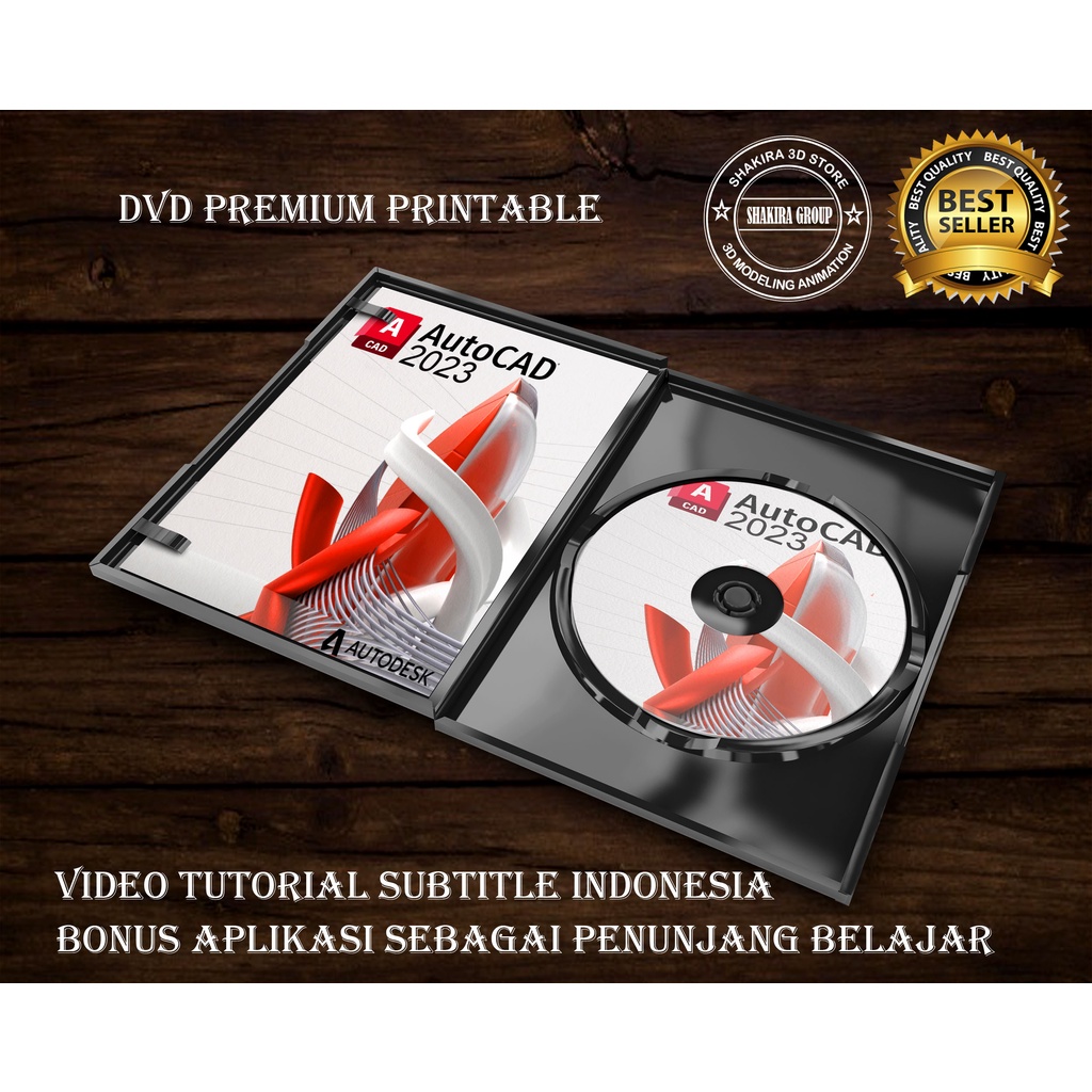 AutoCAD 2023 Video Tutorial Mastering SUBTITLE BAHASA INDONESIA DVD