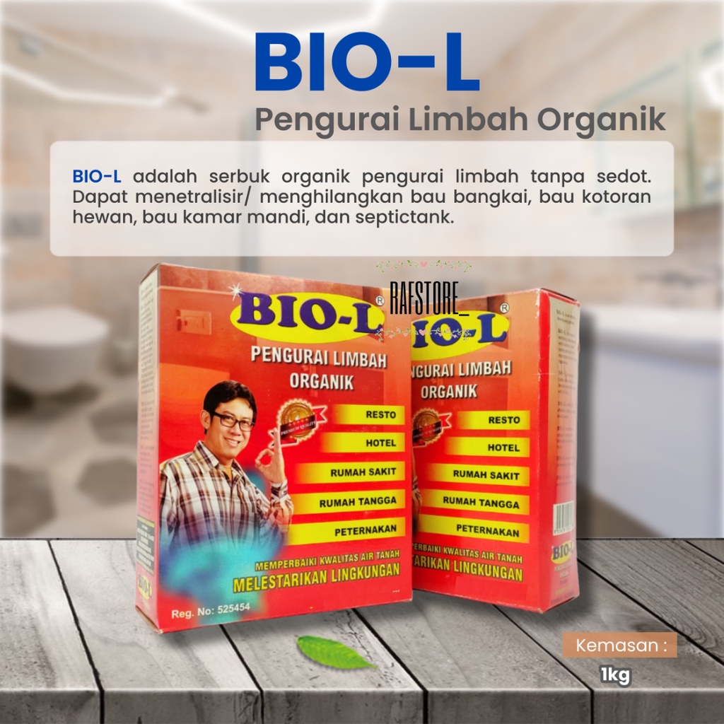 Penguras WC Tanpa Sedot BIO L 1Kg / obat wc mampet dan tersumbat anti mampet kamar mandi aman bagi p