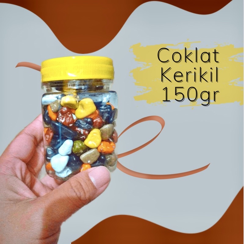 

Cemilan Jajan Coklat Cokelat Kerikil Arab Choco Stone Toples 150gr